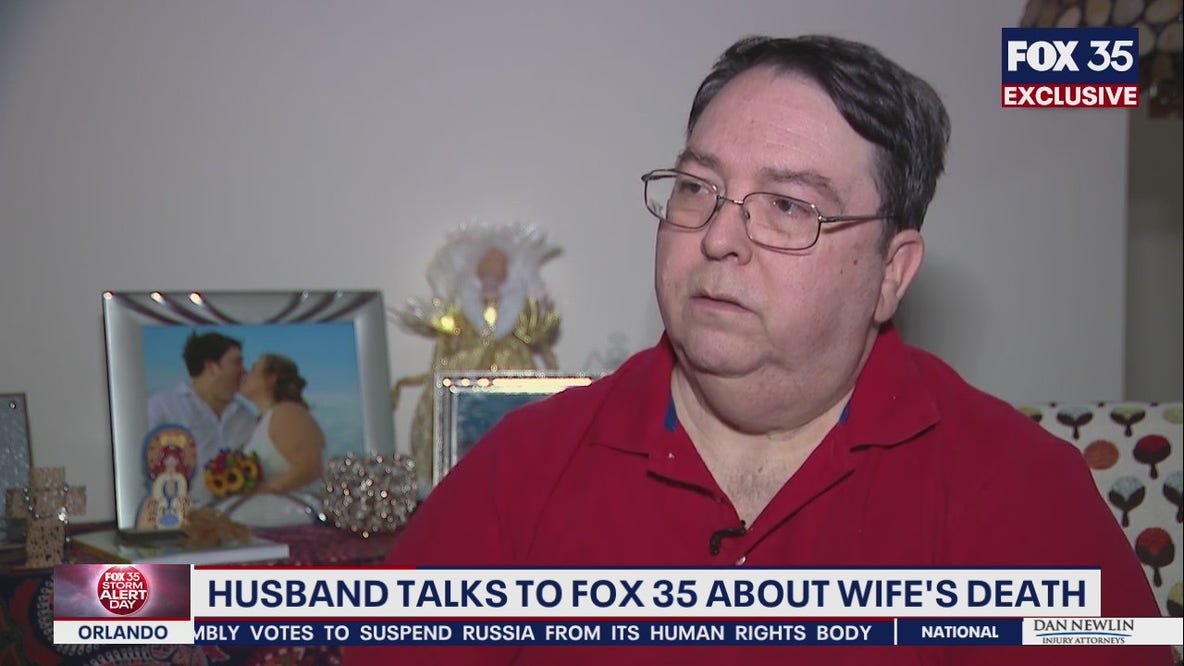 Husband talks to FOX 35 about wife's death